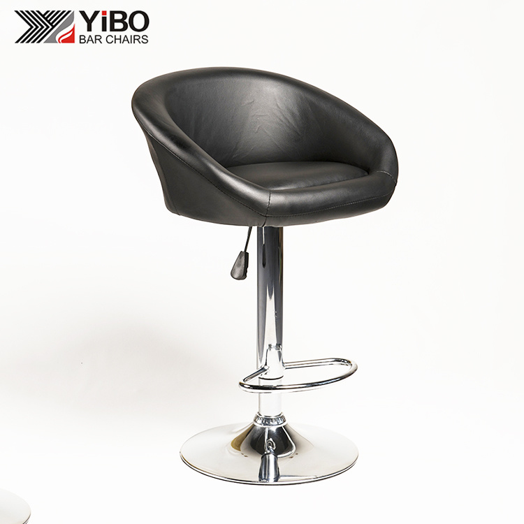 PU Bar Stool Meatl Chromed Bae in Ukfr