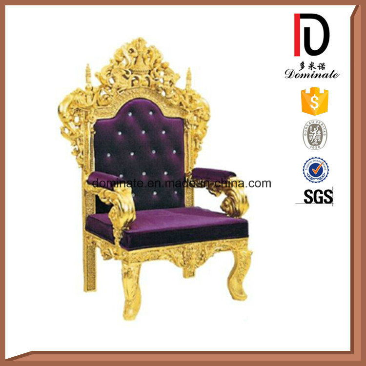 King Queen Antique Throne Chairs (BR-K194)