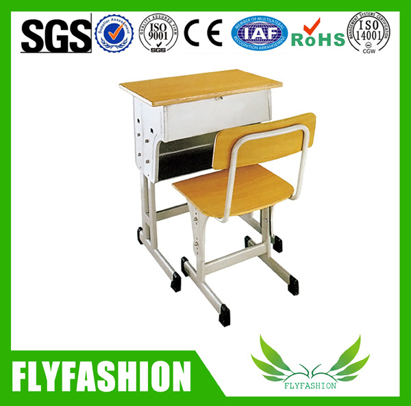 Wooden High Quality School Desk with Chair (SF-39S)