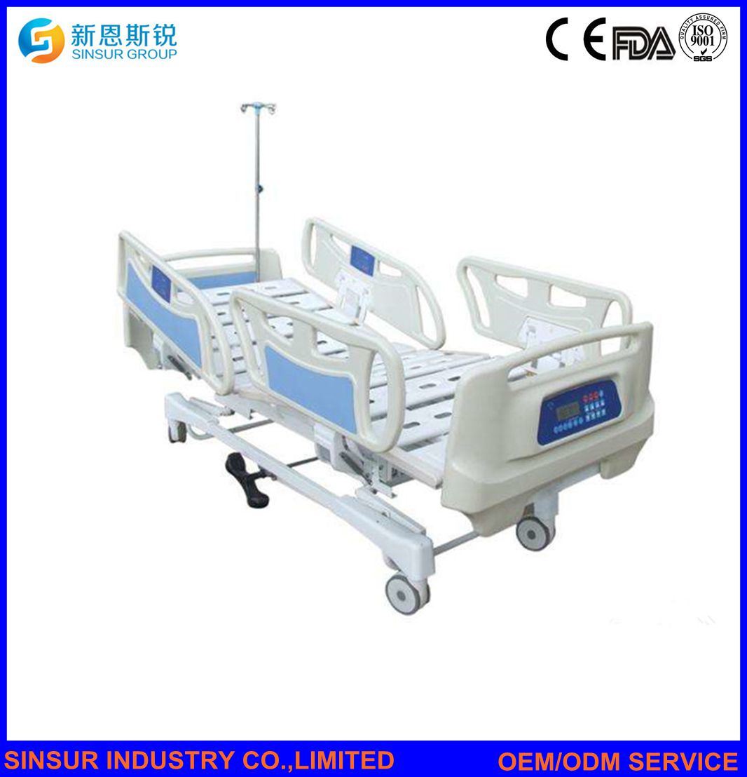 Medical Equipment Luxury Electric ABS Ajustable Multifunctional Hospital Bed