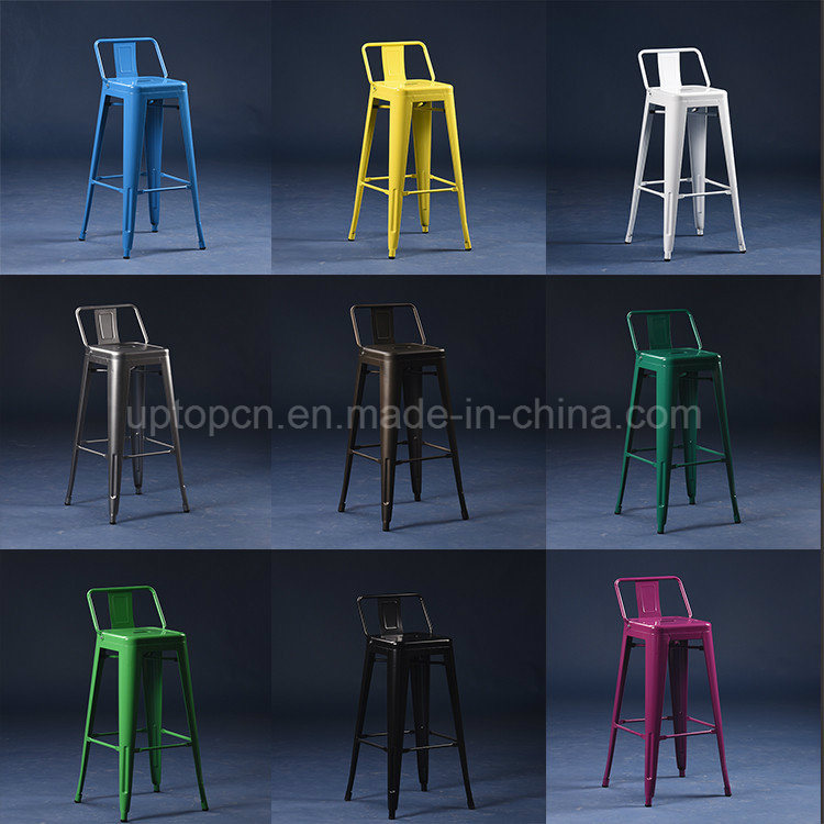 Wholesale Industrial Colorful Metal Tolix Bar Stool (SP-MC042)