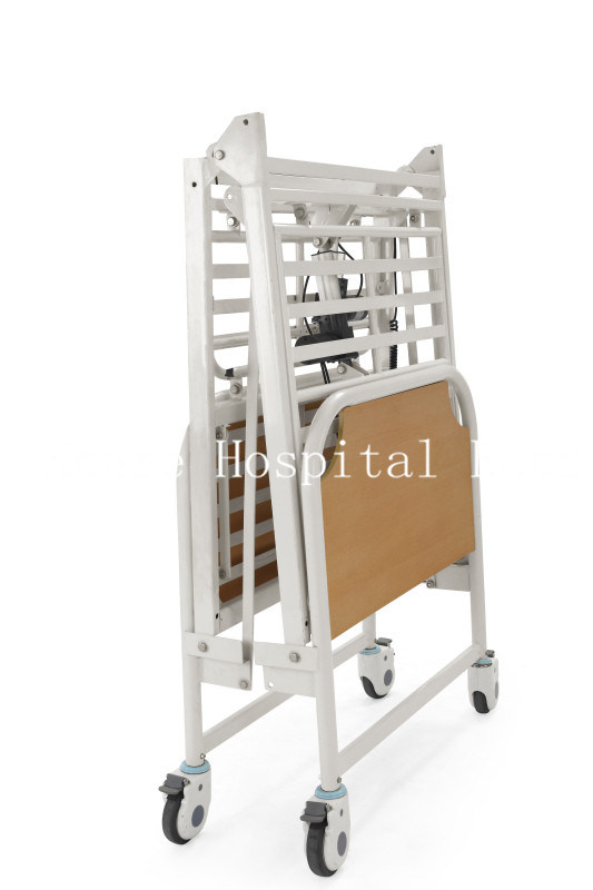 Wooden Two-Function Electric Folding Bed for Home Use