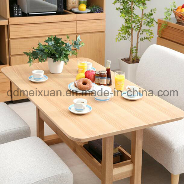 Solid Wooden Dining Table Living Room Furniture (M-X2391)