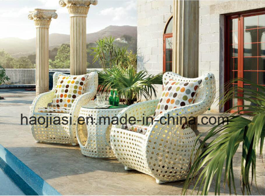 Outdoor /Rattan / Garden / Patio / Hotel Furniture Rattan Chair &Table Set (HS 1216C & HS 1216ET)