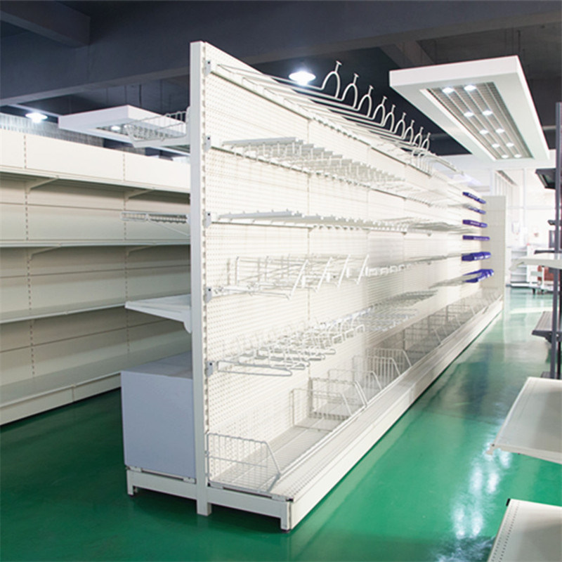 Supermarket Commodity Display Shelf Hook Hanging Metal Shelving