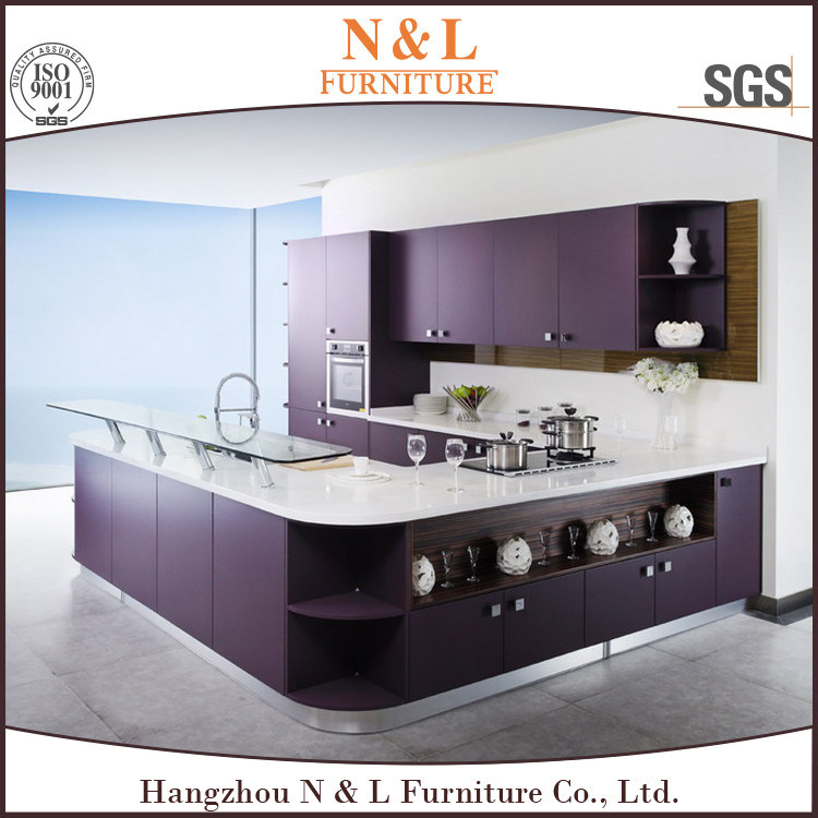 Custom Made Modern Style Wood Kitchen Cabinet Furniture