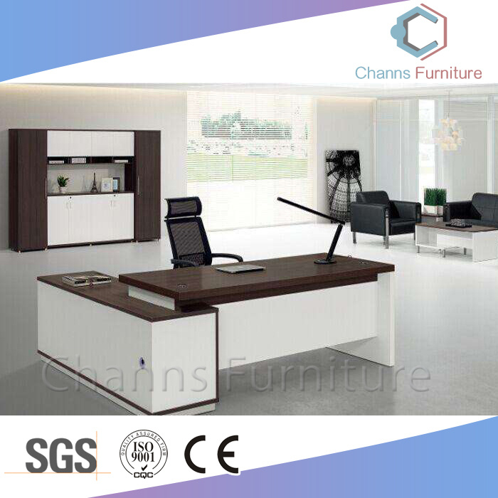 Fashion Office Furniture 50mm Thinckness Executive L Shape Manager Table (CAS-MD1868)