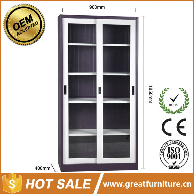 2016 Latest Sliding Glass Doors Fold Steel File Cabinet