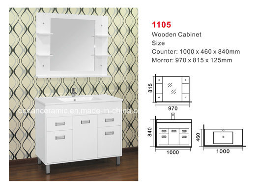 Bathroom Furniture (No. 1105) Assembly Cabinet, Wooden Cabinet