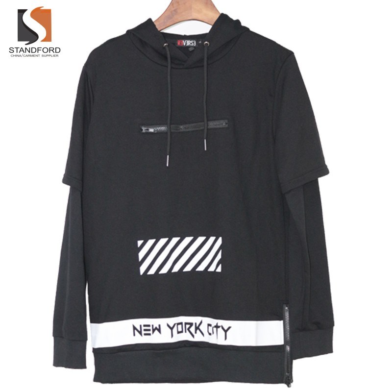 Cotton Polyester Fleece Casual Outdoor Custom Pullover Mens Hoodies Fashion Sweatshirt