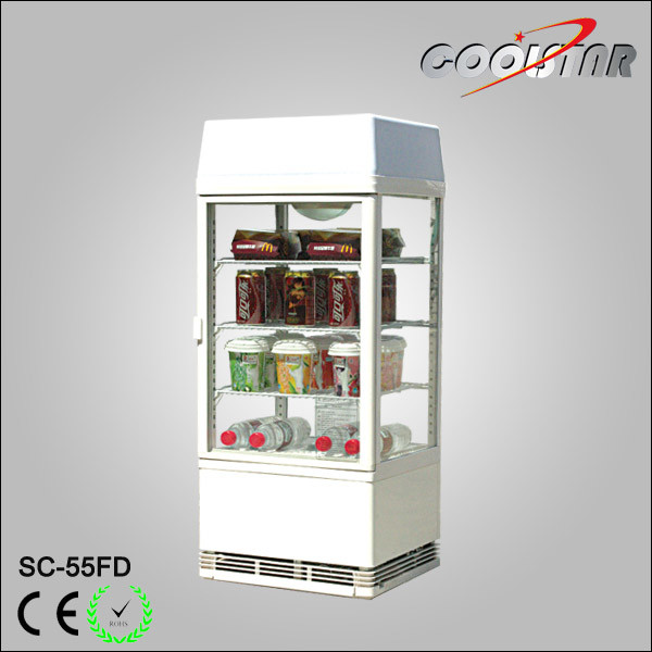 55L Soft Drink Storage 360 Degree Display Cabinet (SC-55FD)