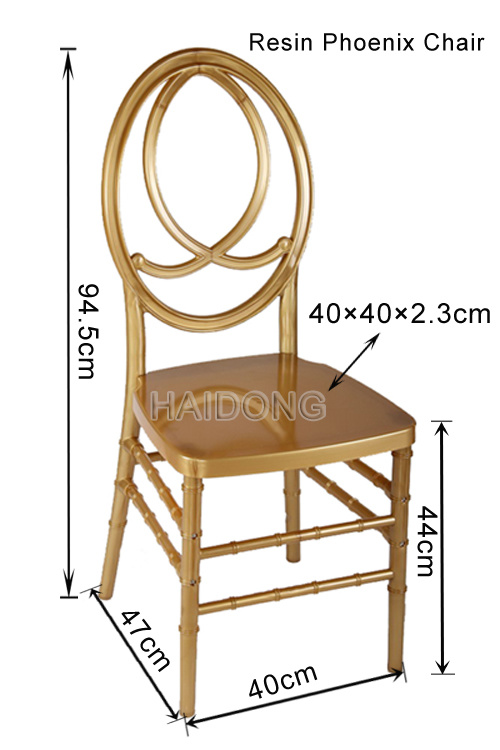 Resin Polycarbonate Phoenix Chair for Wedding