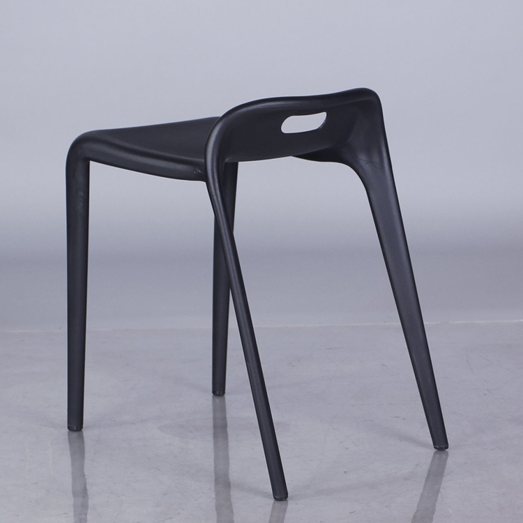 Black Dining Plastic Chair in Affordable Price