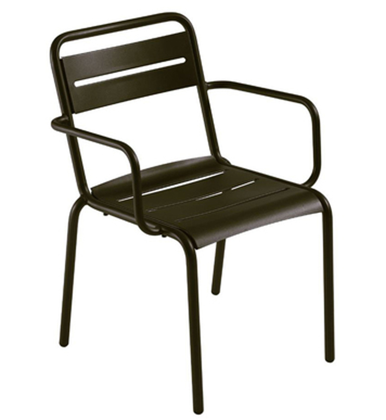 Commercial Outdoor Metal Stacking Steel Chairs (IF-163)