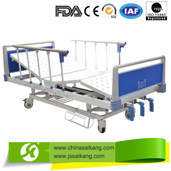 Sk041-3 Manual Hospital Bed with ABS Crank