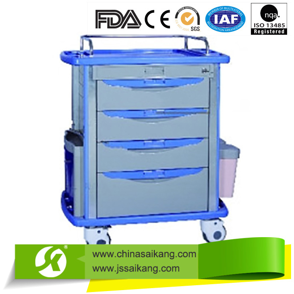 China Online Shopping Low Price Hospital ABS Nursing Trolley