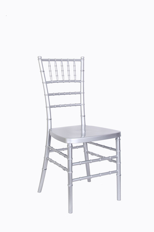 Improved Painted Durable Silver Resin Plastic Chiavari Chair