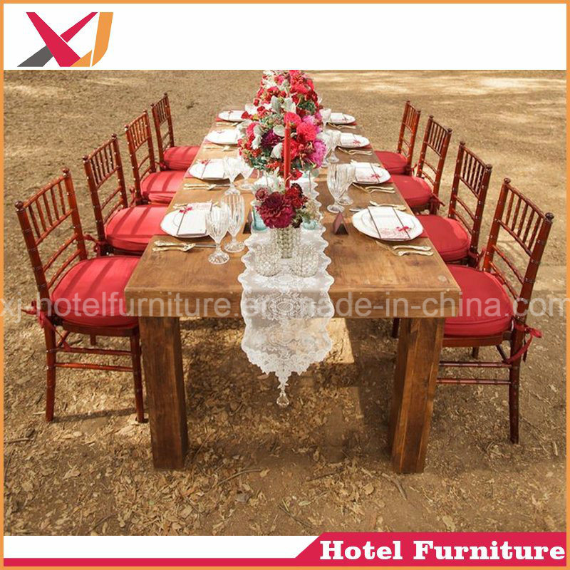 Outdoor Hotel Restaurant Aluminum Plastic Banquet Event Tiffany Chiavari Chair Silla