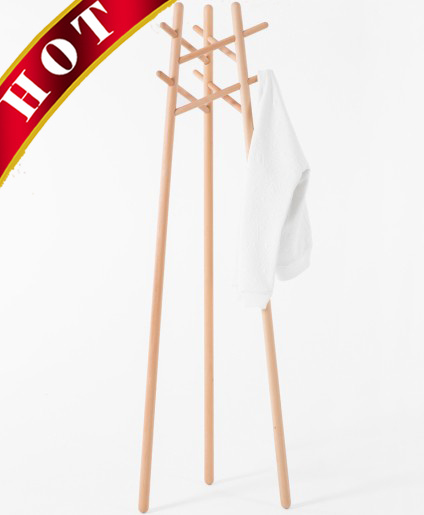 Popular Beech Cloth Hanger Wooden Stand Wooden Furniture