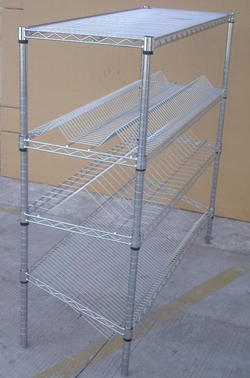 Adjustable Display Metal Wire Rack Shelving