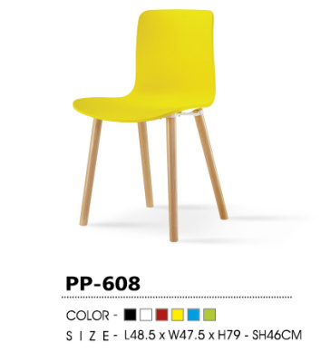 Latest Wholesale Stackable Plastic Chair PP608