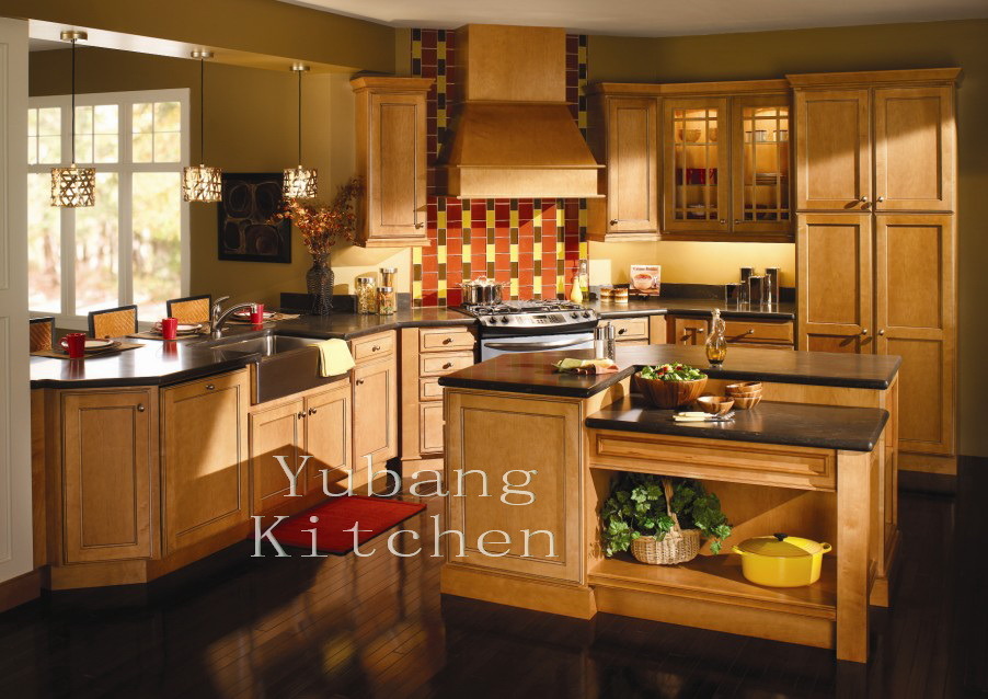 Solid Wood Kitchen Cabinet #191