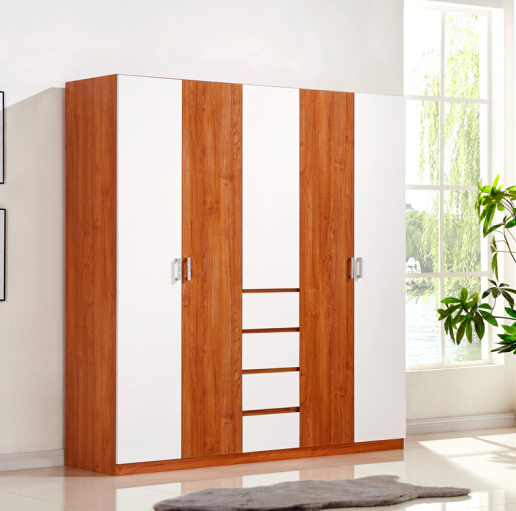 Wooden MDF Plywood Melamine Wardrobe with Modern Style