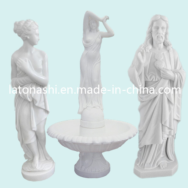 Marble Modern Art Stone Carving Statue / Sculpture for Outdoor Garden