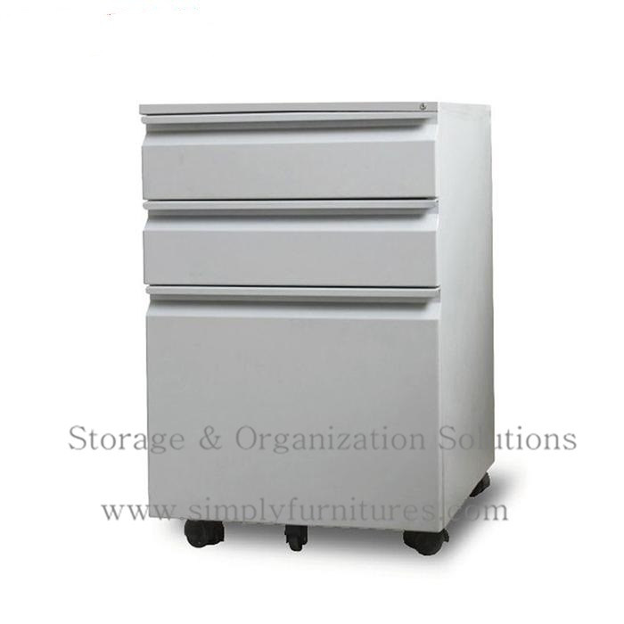 Office Mobile File Cabinet with Lock