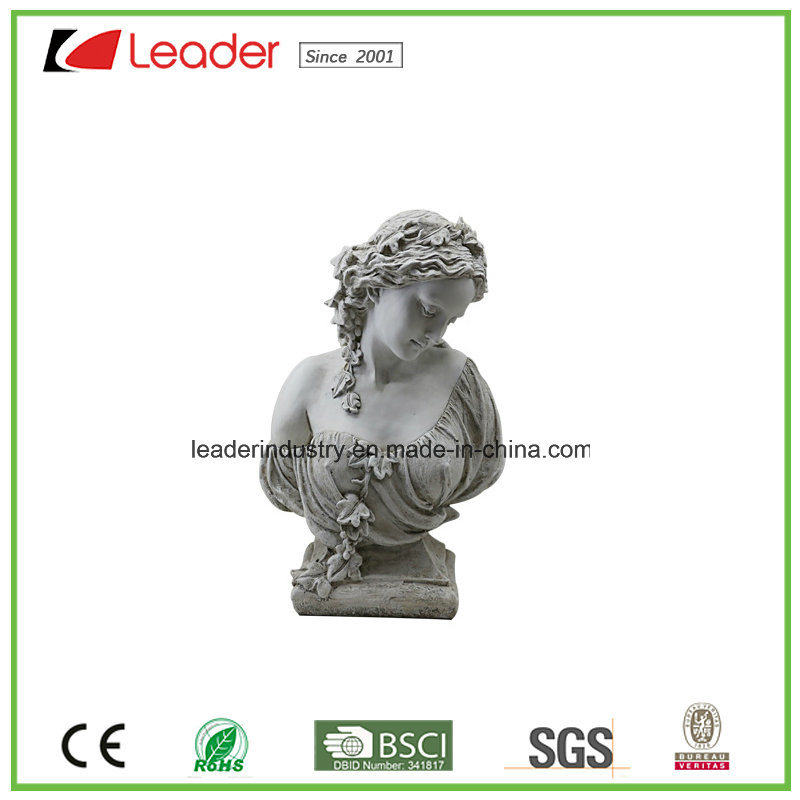 Best-Seller Polyresin Lady Garden Statue for Home and Outdoor Decoration