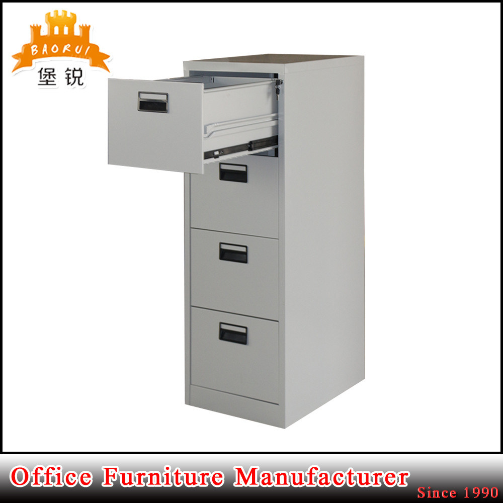 Metal Chest 4 Drawer Steel Office Vertical Filing Cabinet