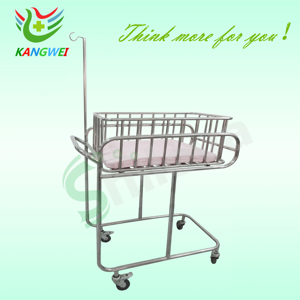 Stainless Steel Medical Bed Baby Cot Hospital Infant Bed