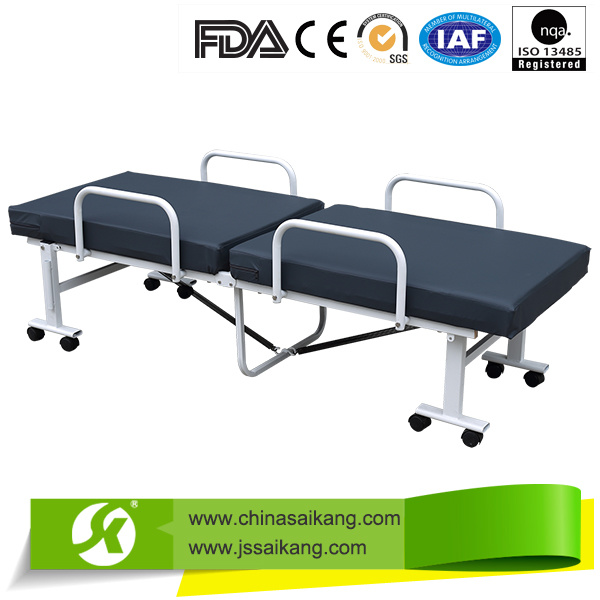 Sk062-1 FDA Certification Economic Foldable Hospital Manual Bed for Patient