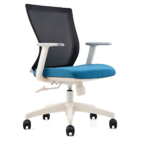 Mesh Office Chair with PU Armrest Plastic Chair