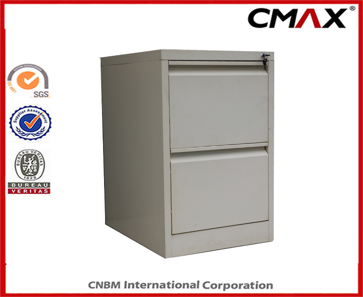 Steel Cabinets 2-Drawer Metal Office Filing Storage Combination Lock Wardrobe Lateral Filing Drawer Cmax-Fd02-001