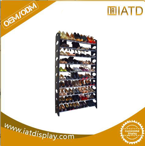 Modern Male Shoe Display Rack Shoe Store Shelf