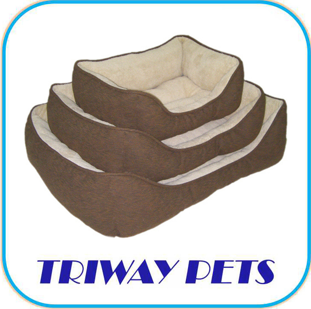 Printed Cheap Dog Cat Pet Bed (WY1204035-1A/C)