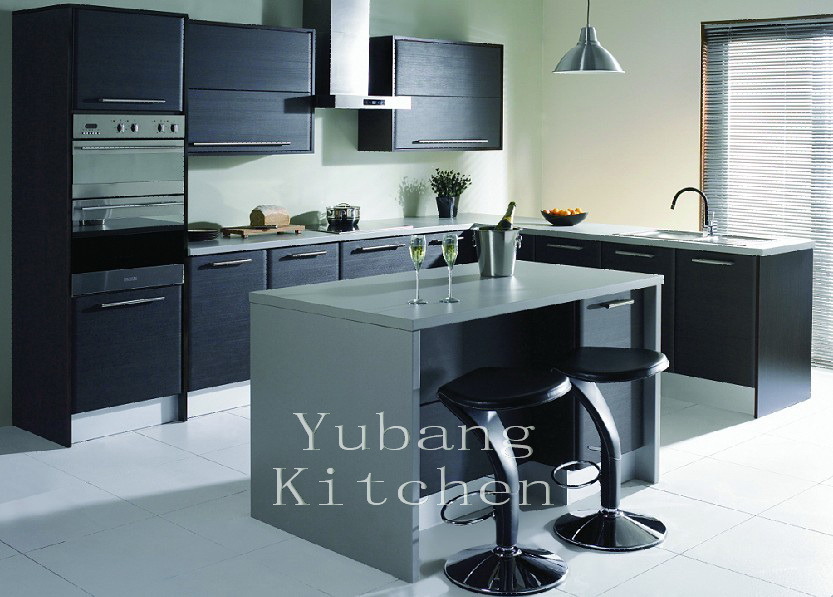 Hot Sale Customied High Glossy Wood Kitchen Cabinet (Kitchen #M2012-21)