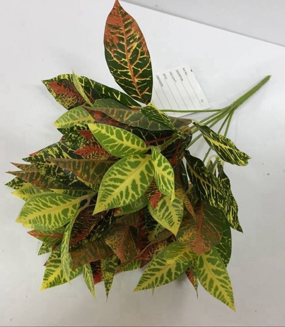 PE Croton Bush Artificial Plant for Home Decoration (50036)