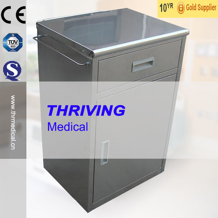 Thr-CB570 Stainless Steel Hospital Equipment Bedside Cabinet