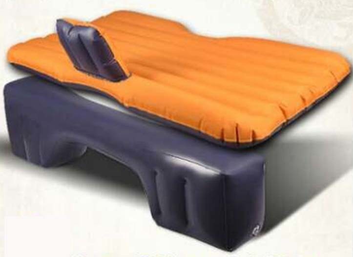 High Quality Portable PVC Flocking Traveling Bed for Car