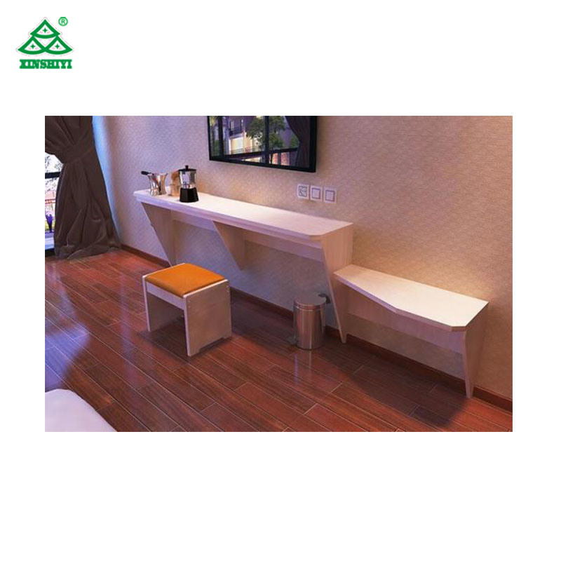 Waterproof Wall Mounted Computer Desk Simple 5 Star Hotel Furniture