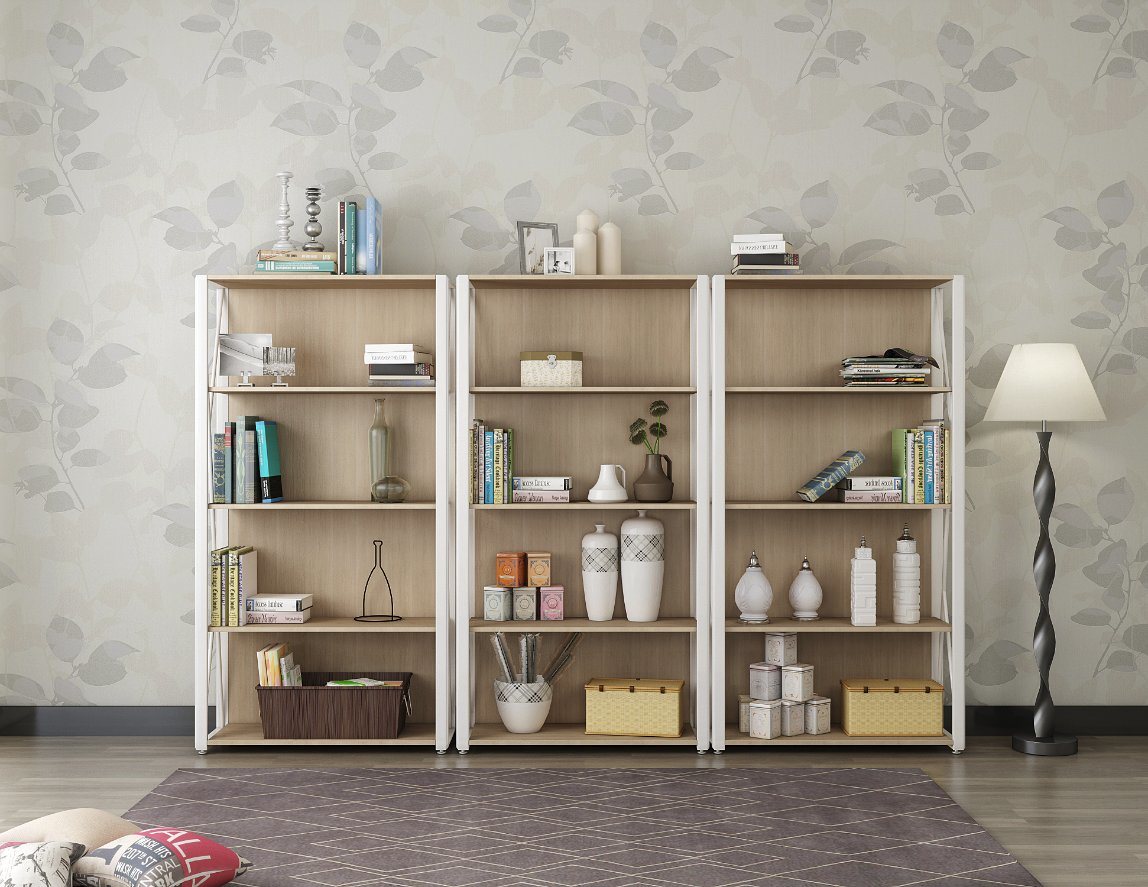 Home Office Furniture MDF Book Shelf for Store Display