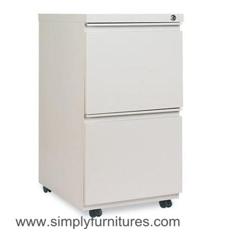 Filing Cabinet 2-Drawer Mobile Pedestal File Cabinet (SI6-LCF2DPF)