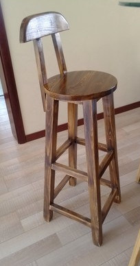 Solid Wood Vintage Bar Chair with High Quality (M-X3003)