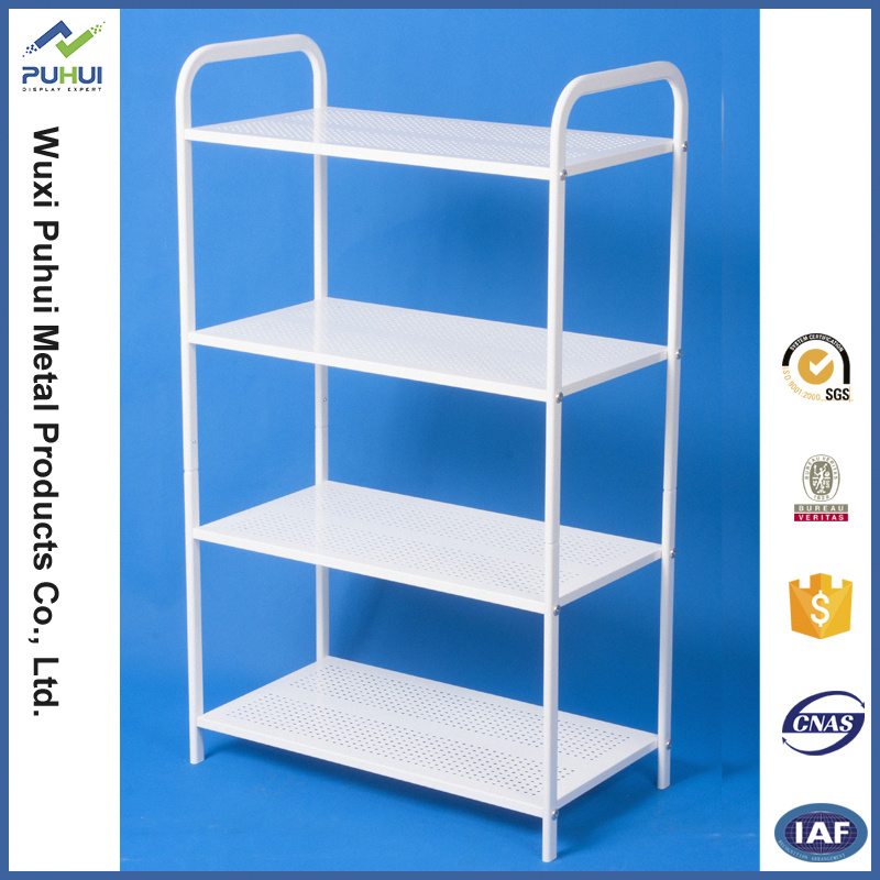 4 Layers Metal Book Shelf for Home Storage