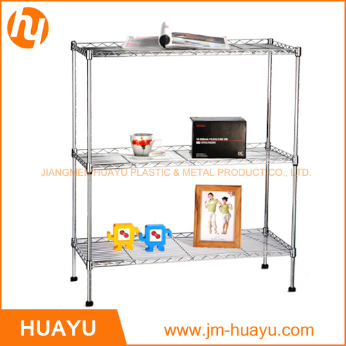 Awesome 3 Tier Chrome Homeware Display Stand Wire Shelving