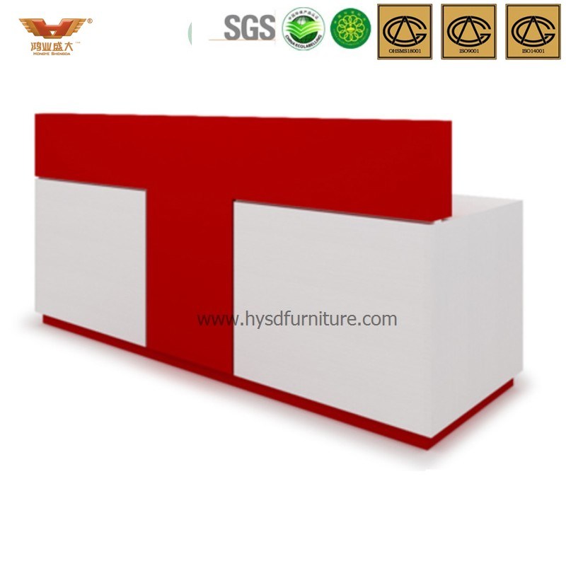 Popular Office Furniture Wooden Front Desk (HY-Q34)