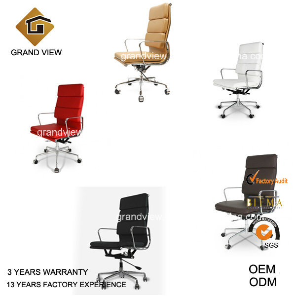 High Quality Colorful Boss Eames Office Leather Chairs (GV-EA219)