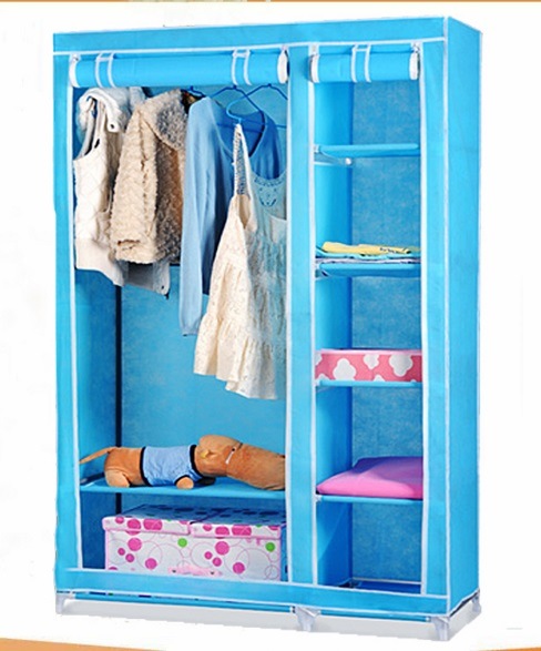 Simple Design Non Woven Fabric Clothes Shoes Storage Closet Wardrobe